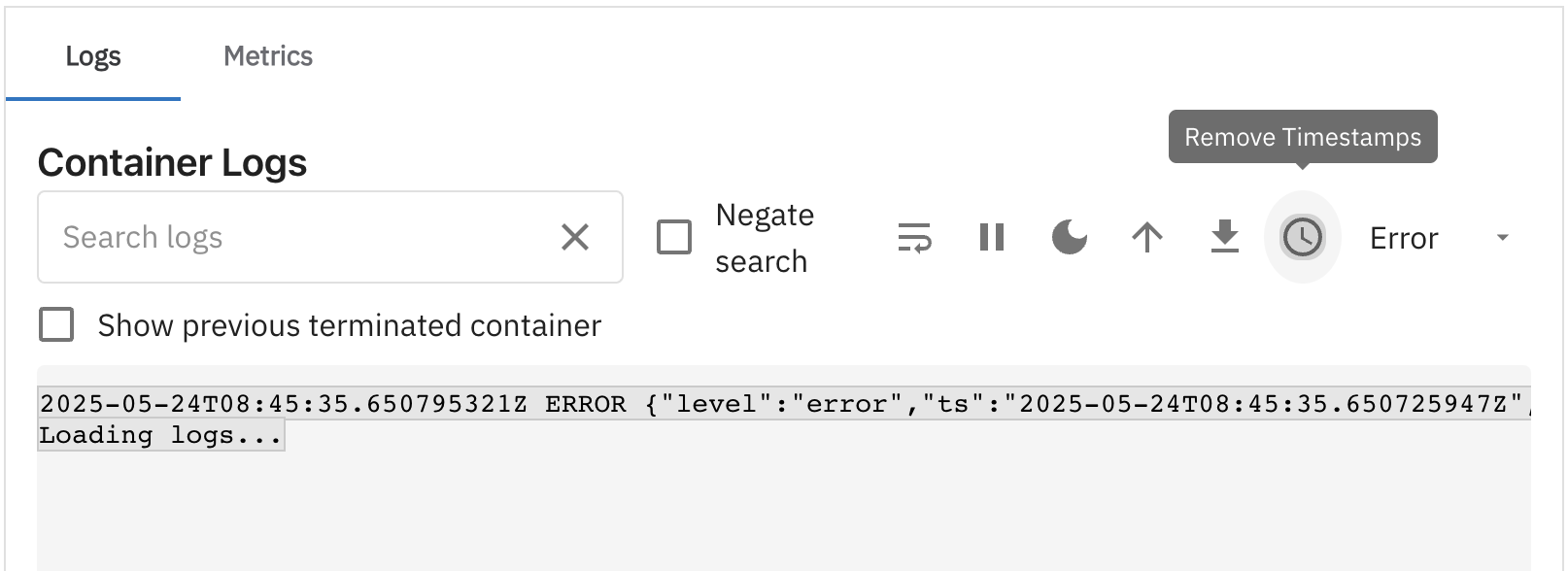 Add Timestamps